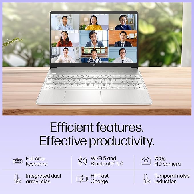 HP 15s-fq5328TU I3 12TH GEN 8 GB RAM/1 TB SSD 15.6" FHD