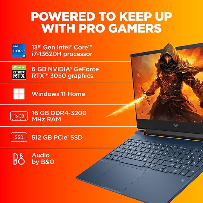 HP Victus 15-fa1321TX i7 13TH GEN 16 GB RAM/512  SSD 15.6" FHD 144HRZ Laptop