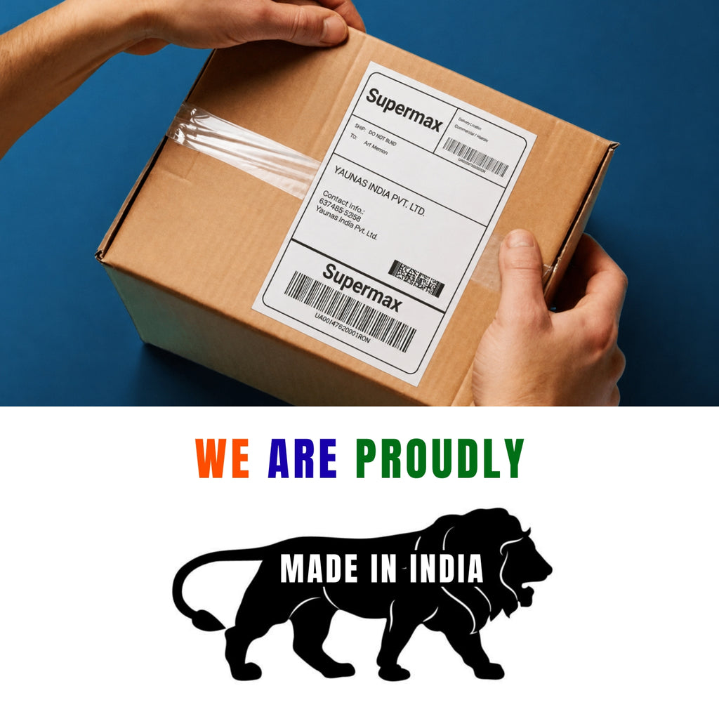 100x150mm Direct Thermal Shipping Label Roll | 400 Labels Per Roll | 1 Up DT Barcode Sticker | Self Adhesive eCommerce & Logistics Labels