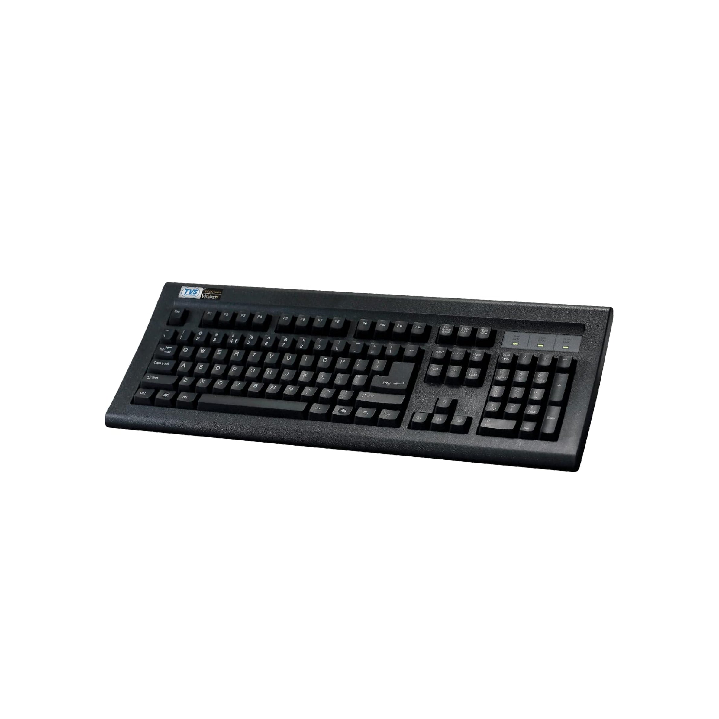 TVS Electronics Gold Prime Wired Mechanical Keyboard | Dustproof Switches | 50 Million Keystrokes | 1.5m Durable USB Cable | Long-Life Mechanical Keys for Office & Professional Typing (Black)