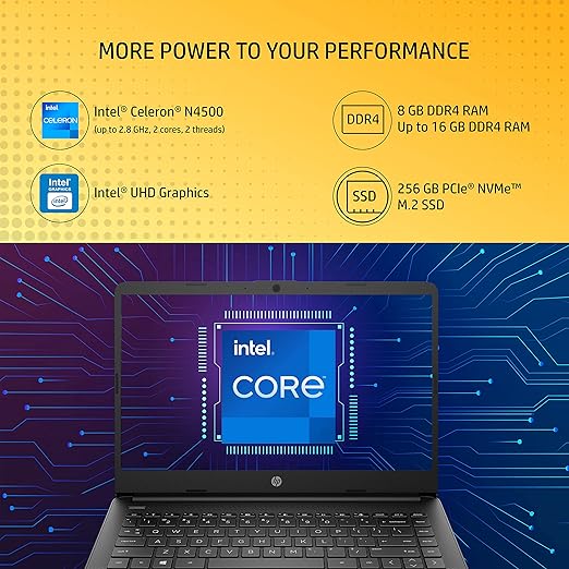 HP 14S-DQ3037TU CDC N4500 8 GB RAM/256 SSD 14" HD