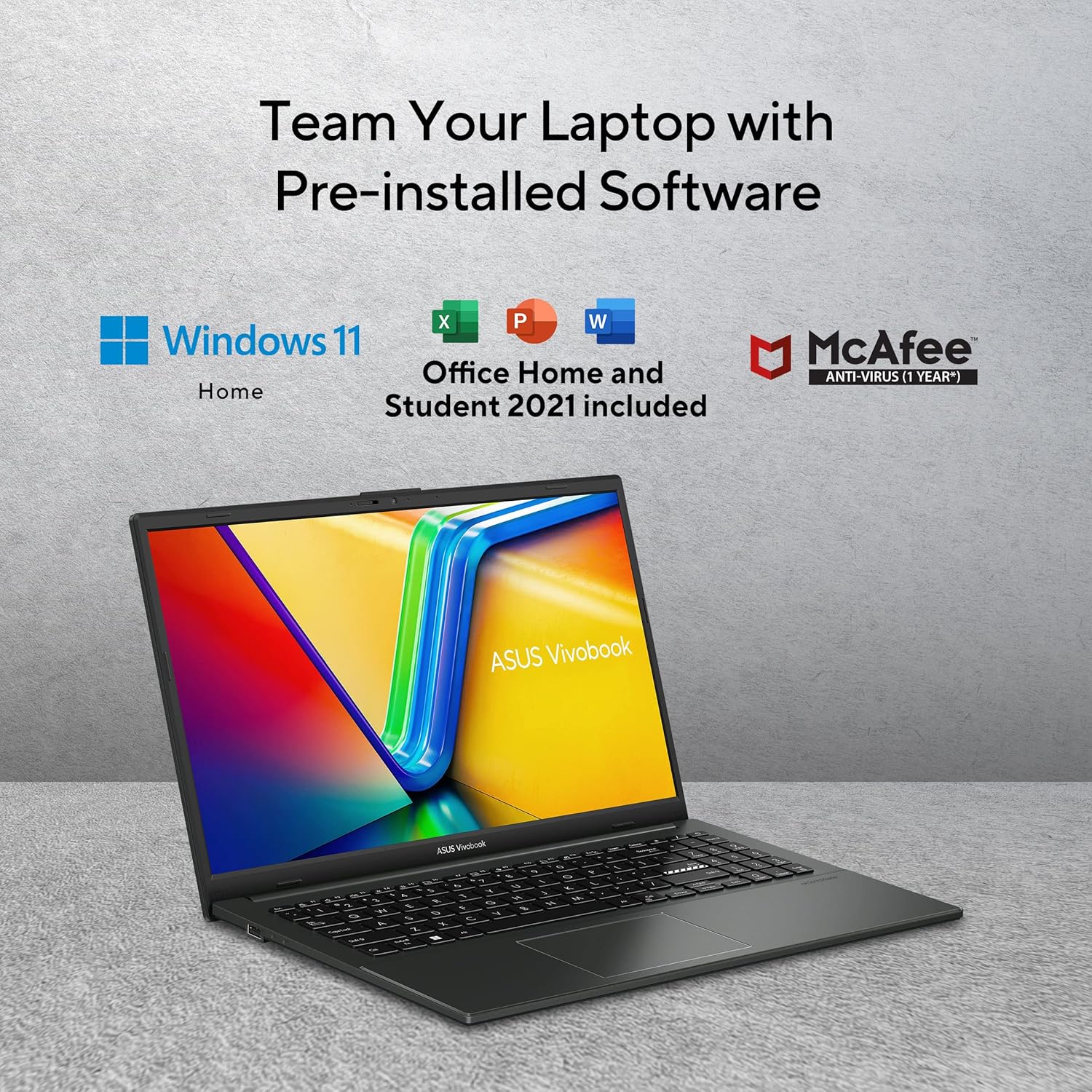 ASUS Vivobook Go 15 (OLED) 2023, AMD Ryzen 5 7520U E1504FA-LK542WS FHD OLED, Thin & Light Laptop