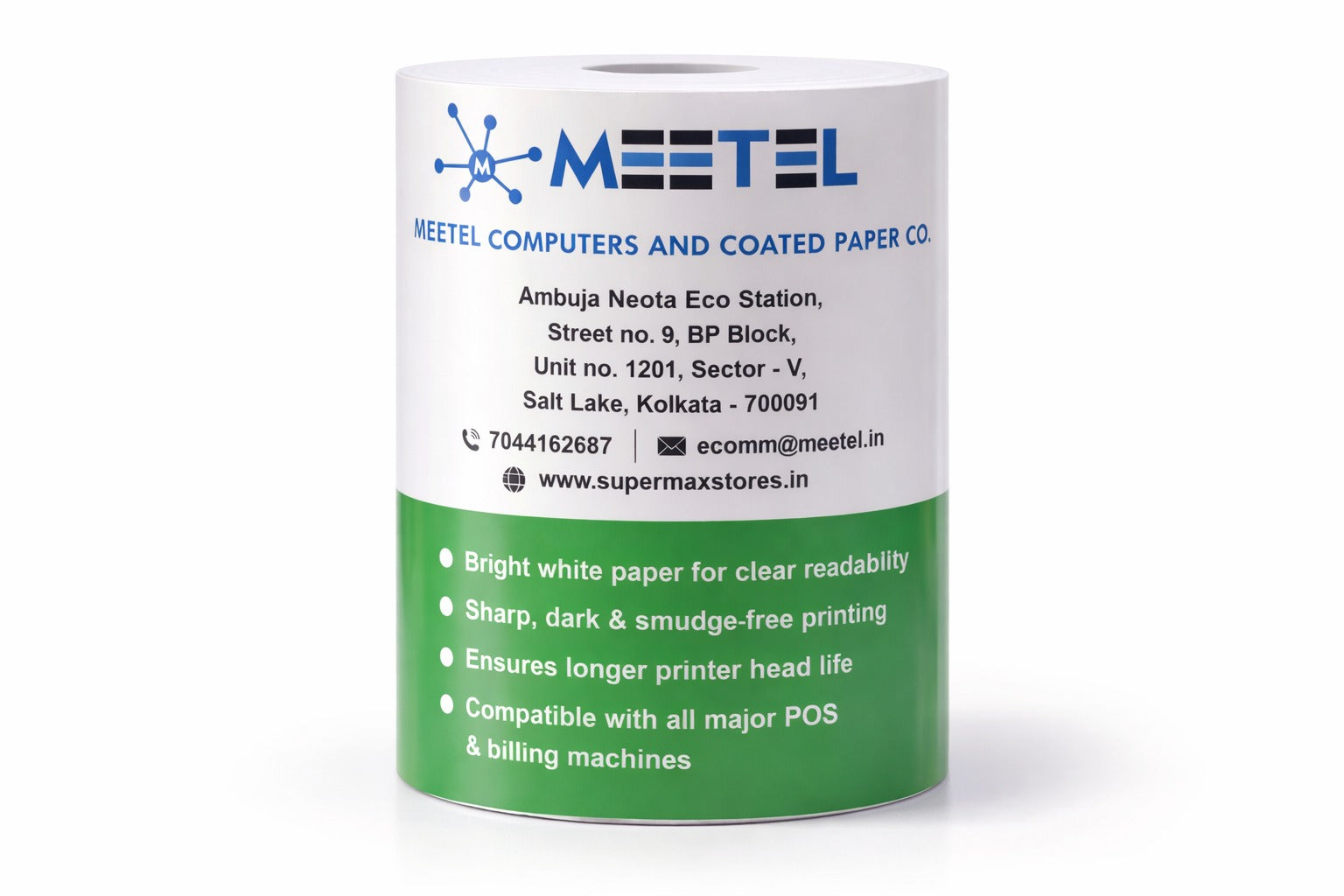 Thermal Paper Roll 2 Inch (57 mm) | 50GSM POS Receipt Roll for All Thermal Printers | BPA Free