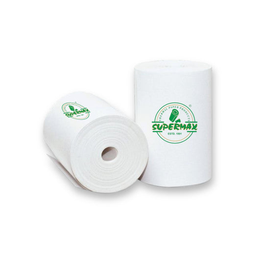 SUPERMAX PREMIUM THERMAL PAPER POS ROLLS 78/79/80 MM 3INCHES P4 PACK OF 10 ROLLS