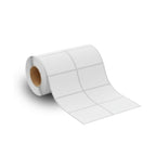 Supermax 38x25mm direct thermal barcode label 2UP 1000 per roll