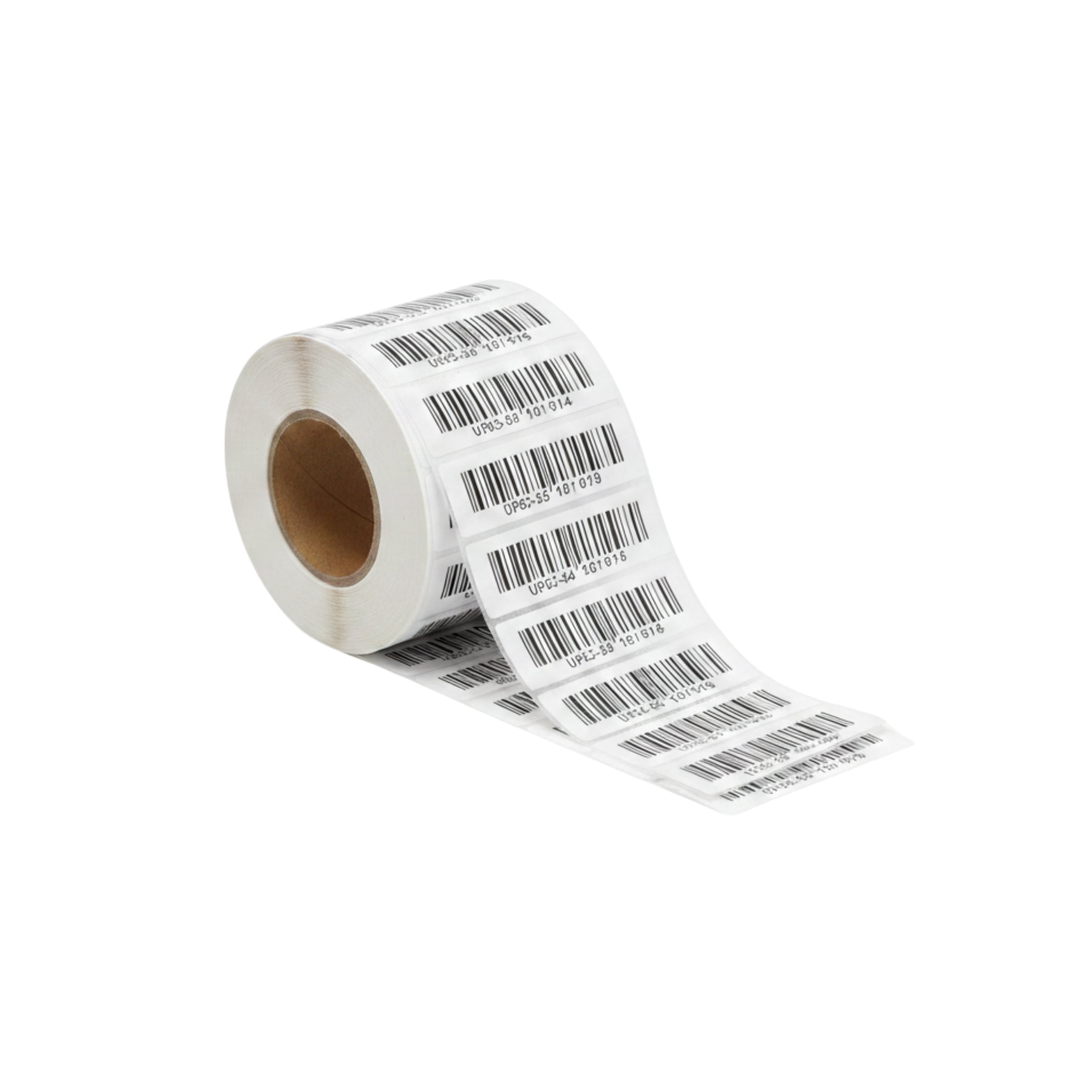 SUPERMAX 38x38 Direct Thermal Barcode Label Sticker 1.5" x 1.5"inches - 1000 Labels Per Roll pack of 5