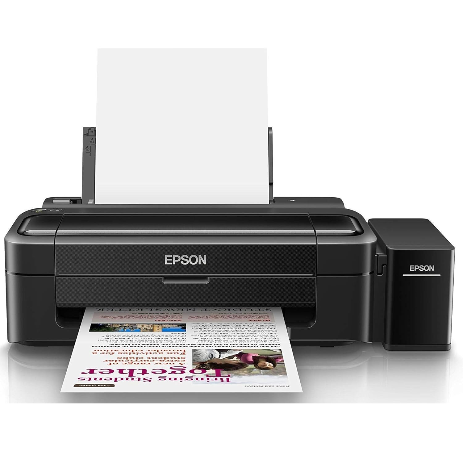Epson EcoTank L130 Single Function Ink Tank Printer for Home & Office (A4 Colour Inkjet Printer / High Yield Refillable Ink Tank System / USB Connectivity / Black)