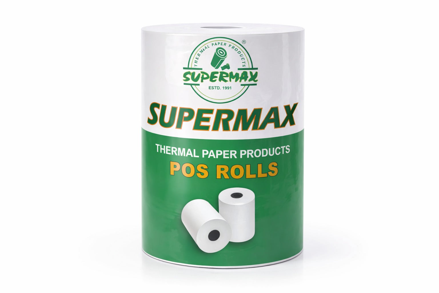 Thermal Paper Roll 2 Inch (57mm) × 20 Meter | POS Roll 70 GSM | Receipt Paper for Billing Machine, Cash Register & Credit Card Terminal