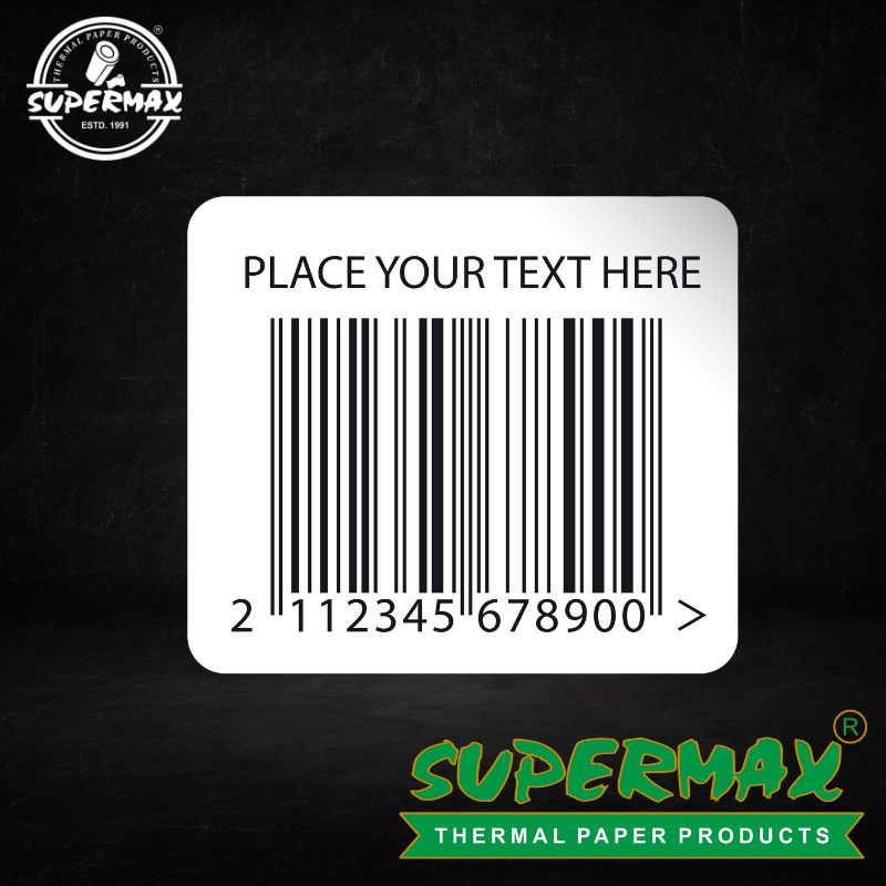 barcode sticker-thermal roll- POS roll  