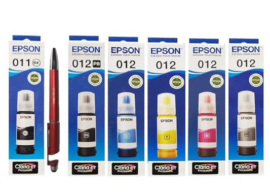 Epson 011/012 Ink 6 colors bottels sets combo