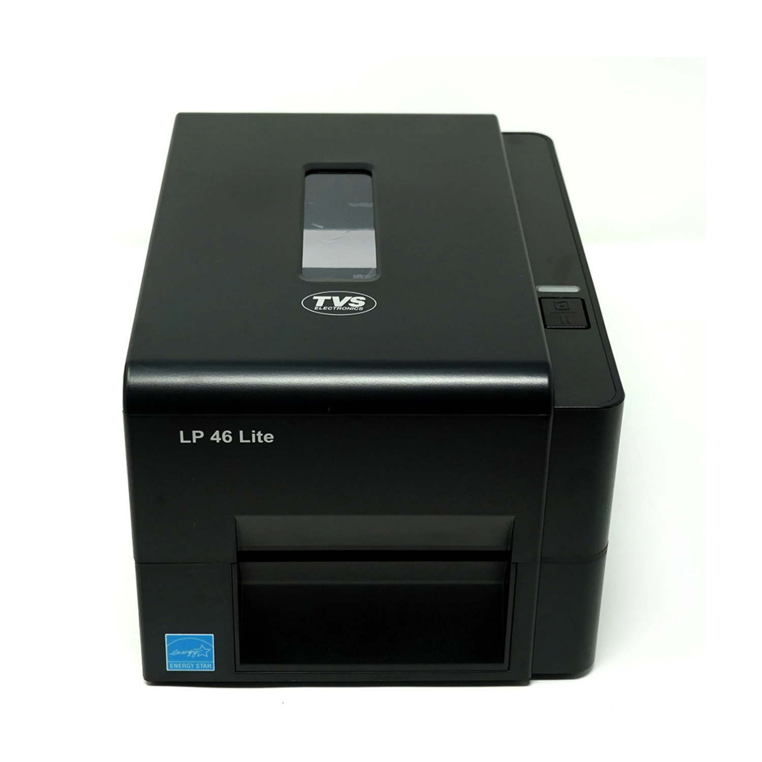 TVS LP 46 Lite 4-Inch Thermal Transfer Barcode Label Printer - 152.4 mm/sec (6 IPS), 300m Ribbon Capacity, 203 DPI, USB 2.0 (Black)
