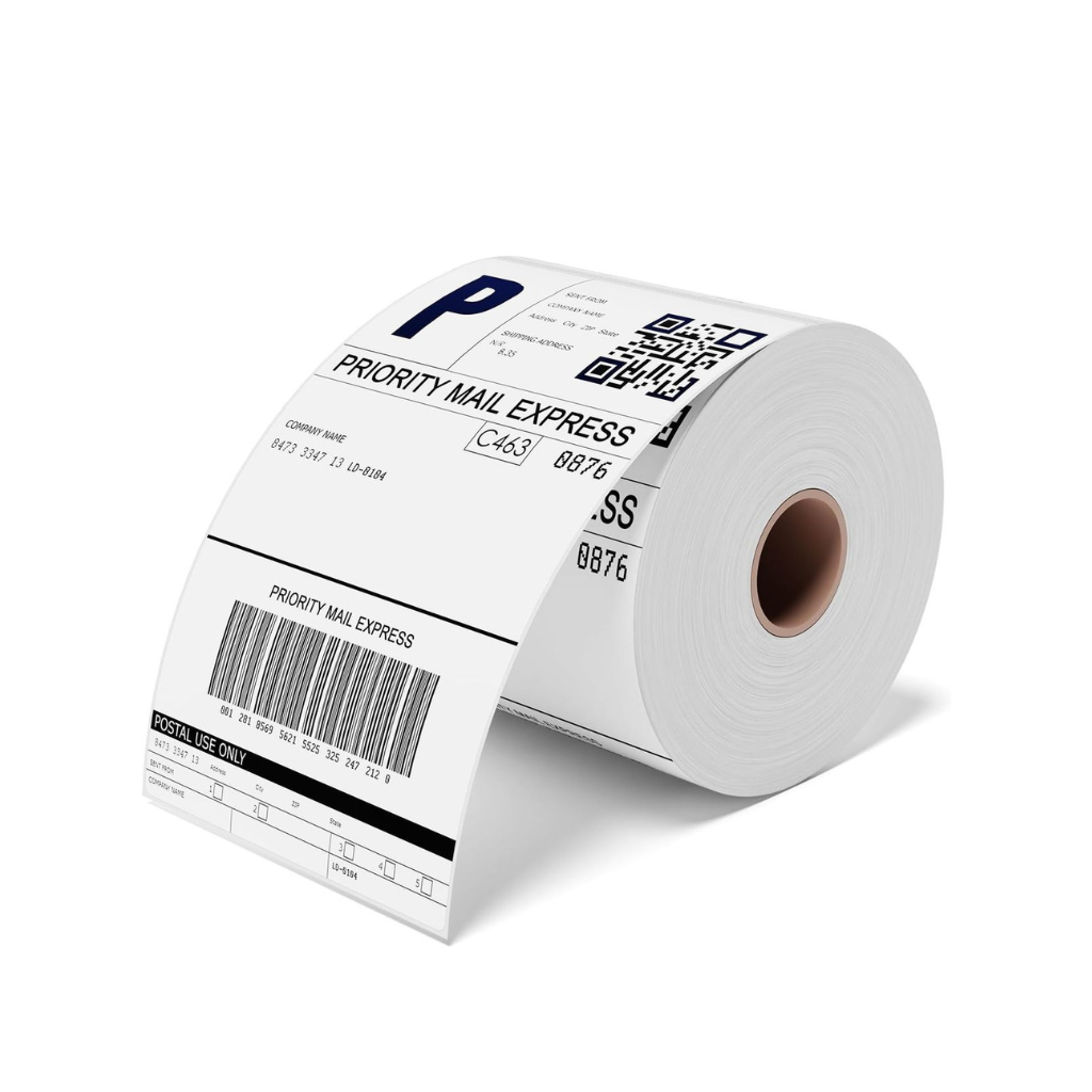 Shipping Label Roll 4x6 inch – 400 Labels | Barcode Sticker