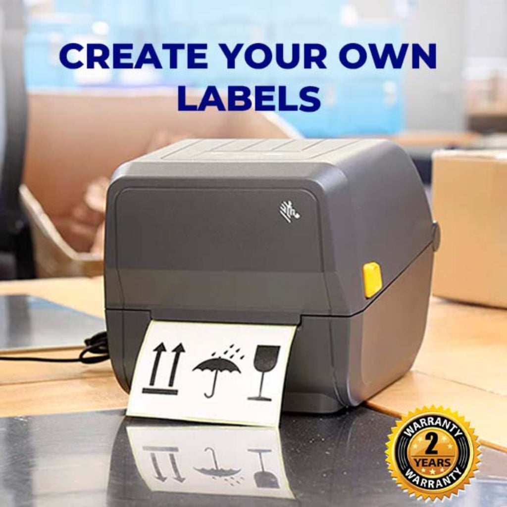 Zebra ZD230 4-Inch Desktop Direct Thermal Printer (203 DPI) | High-Speed Label & Barcode Printer for Logistics & Retail