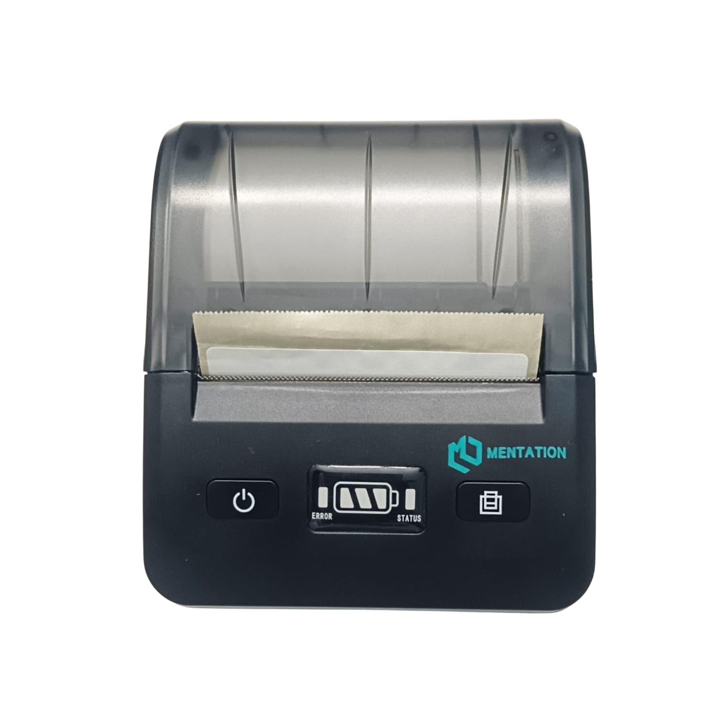 Mentation 3-Inch Bluetooth Thermal Label & Receipt Printer (2-in-1 / 80mm Receipt & Adjustable 3-Inch Label Printer / Portable Battery Powered Wireless Printer / 1-Year Warranty / Black)