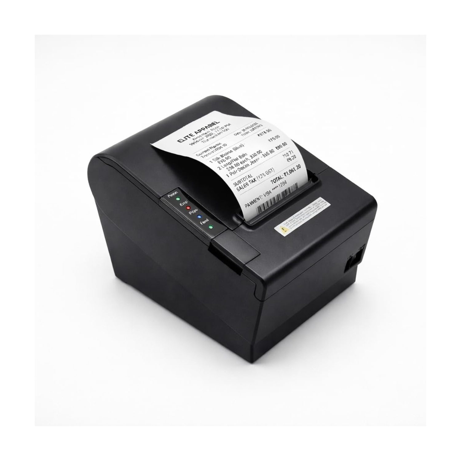 SHREYANS 80mm Thermal Receipt Printer (Wired USB / Auto Cutter / Compatible with ESC/POS & Star Print Commands / Desktop POS Bill Printer)