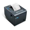 ATPOS AT-302 80mm (3 Inches) Direct Thermal Receipt Printer with Auto Cutter (USB & LAN Ethernet Connectivity / ESC/POS Command Compatible / Billing Invoice & KOT Printer / Dark Grey)