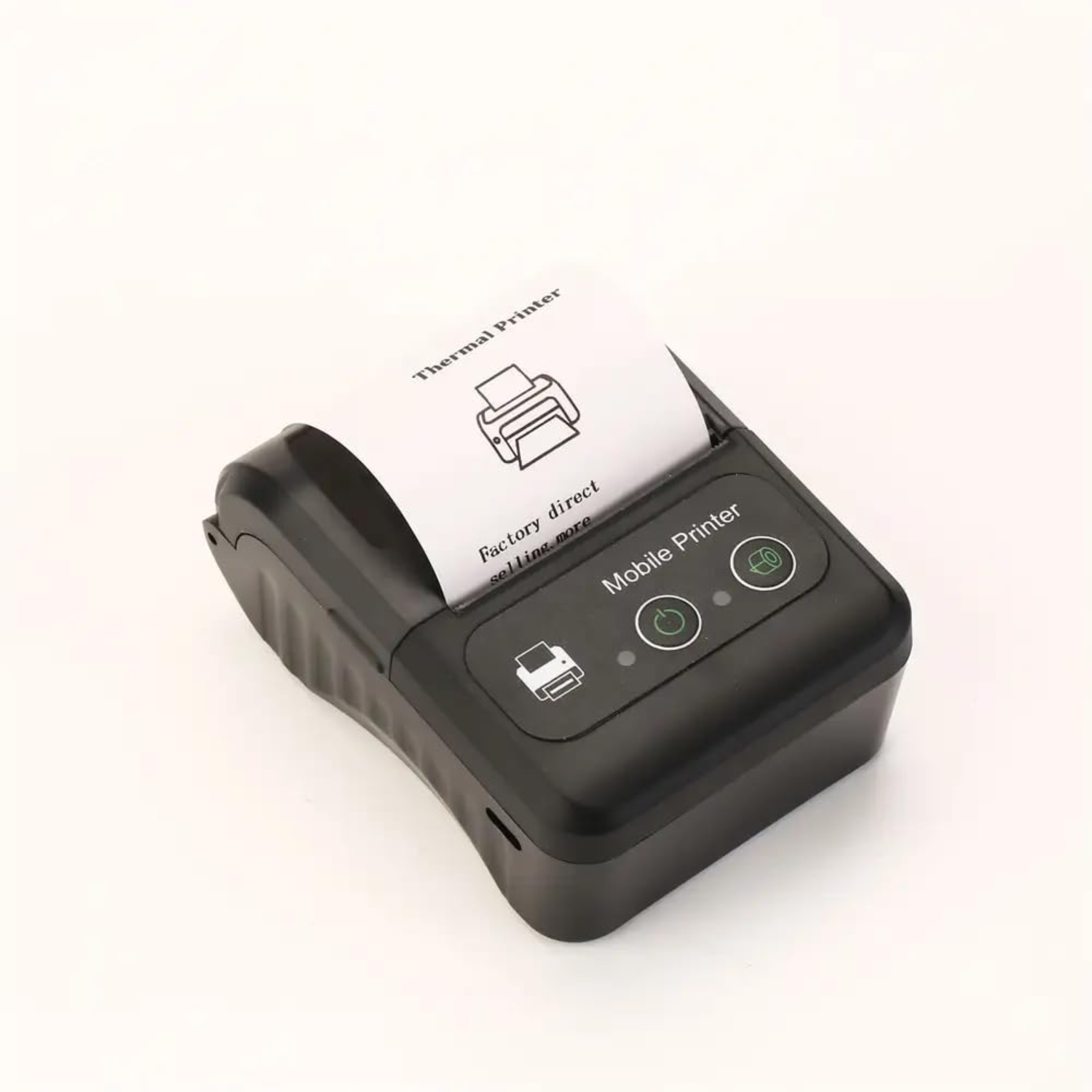 GOBBLER 58mm (2 Inch) Mini Portable Wireless Thermal Receipt Printer (Rechargeable Bluetooth & USB / Inkless POS Bill Printer / Mobile & Desktop Compatible)