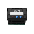 DIVYE 58mm Panel Mount Thermal Receipt Printer (Embedded POS Billing Printer for Kiosk, Vending Machine & Industrial Use / High-Speed Printing / RS-232 & USB Connectivity / Black)