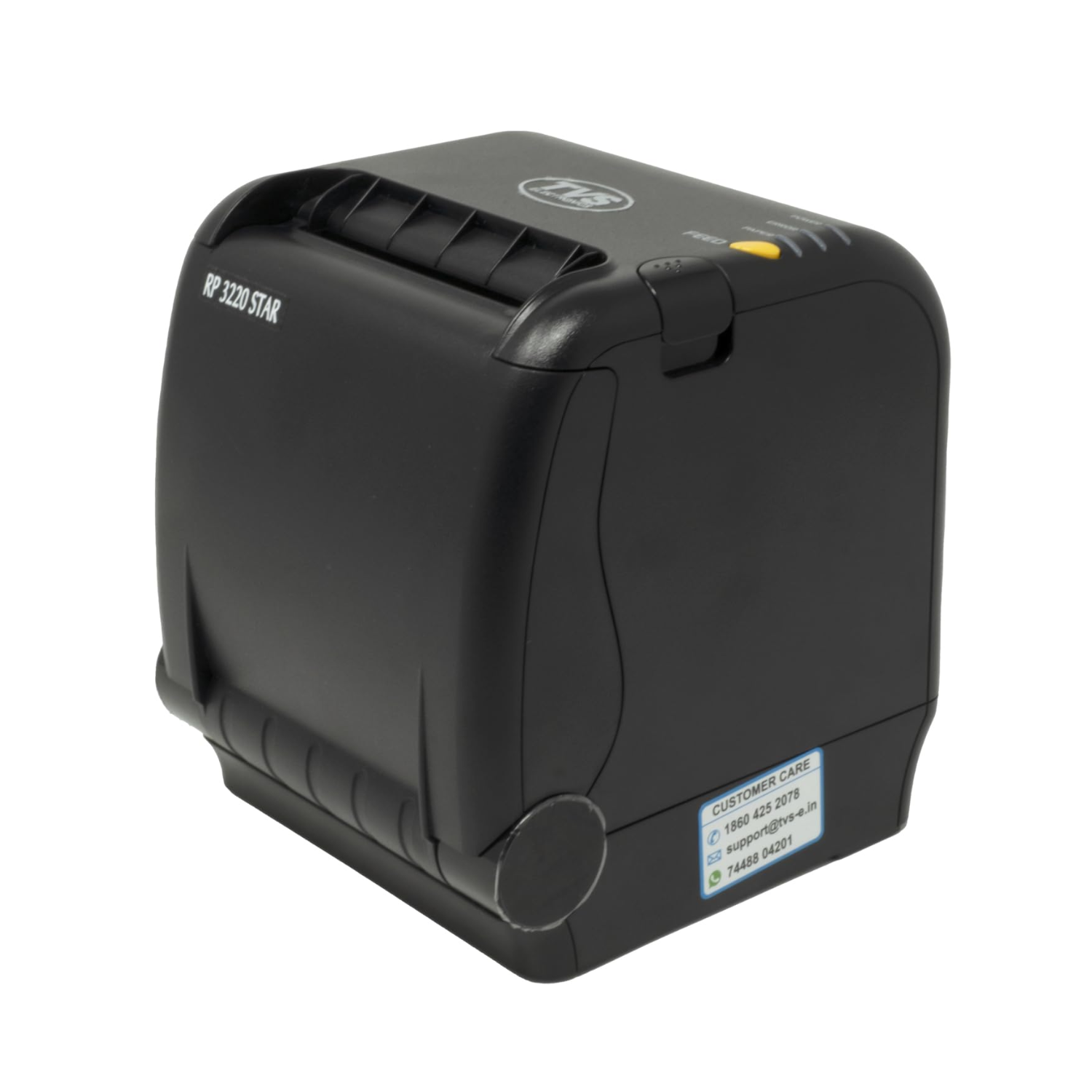TVS ELECTRONICS RP 3220 Star Thermal Receipt Printer (USB & Serial Connectivity / 3-Inch 80mm Paper Width / 200 mm/sec High Speed Printing / Jam-Free Easy Paper Load / Black)