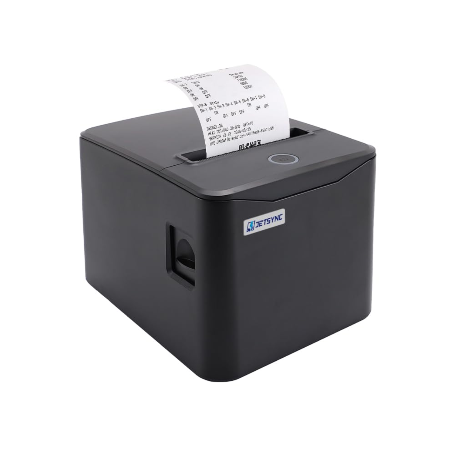 Jetsync JSC-8380 80mm Thermal Receipt Printer with Auto Cutter (High-Speed 260mm/s Printing / USB & Bluetooth / 3-Inch Bill Printer for POS, Retail, Restaurants, Supermarkets)