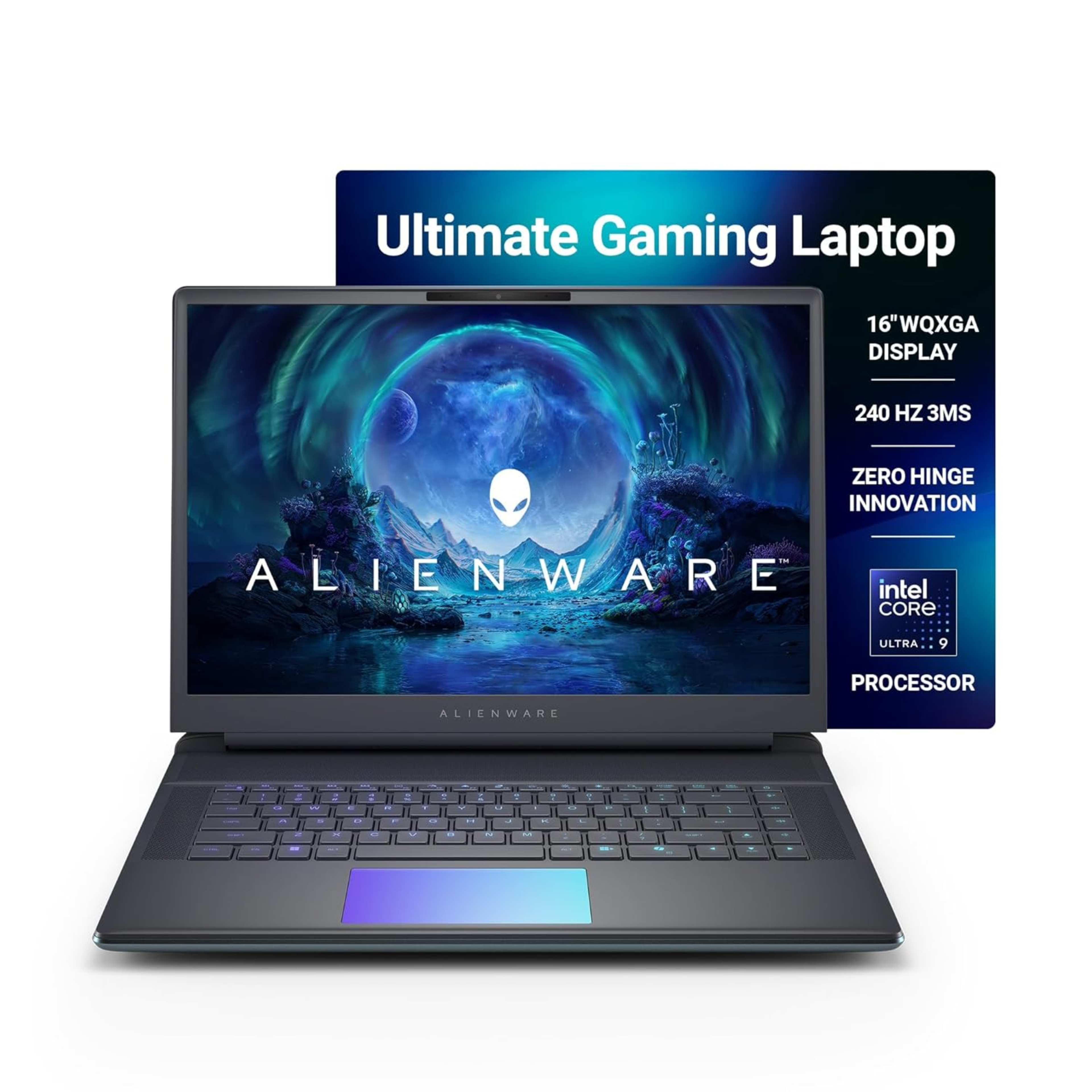 Alienware 16 Area-51 Flagship AI Gaming Laptop 16.0" WQXGA 240Hz 500Nits - Intel Core Ultra 9-275HX, NVIDIA GeForce RTX 5090 24GB, 64GB DDR5, 2TB SSD, Win 11, MSO 2024 (Liquid Teal, 3.4kg)
