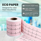 ECG Paper Roll 3 Inch 80mm x 20m | Thermal ECG Roll for 3 Channel ECG Machine | BPL, Contec, RMS Compatible