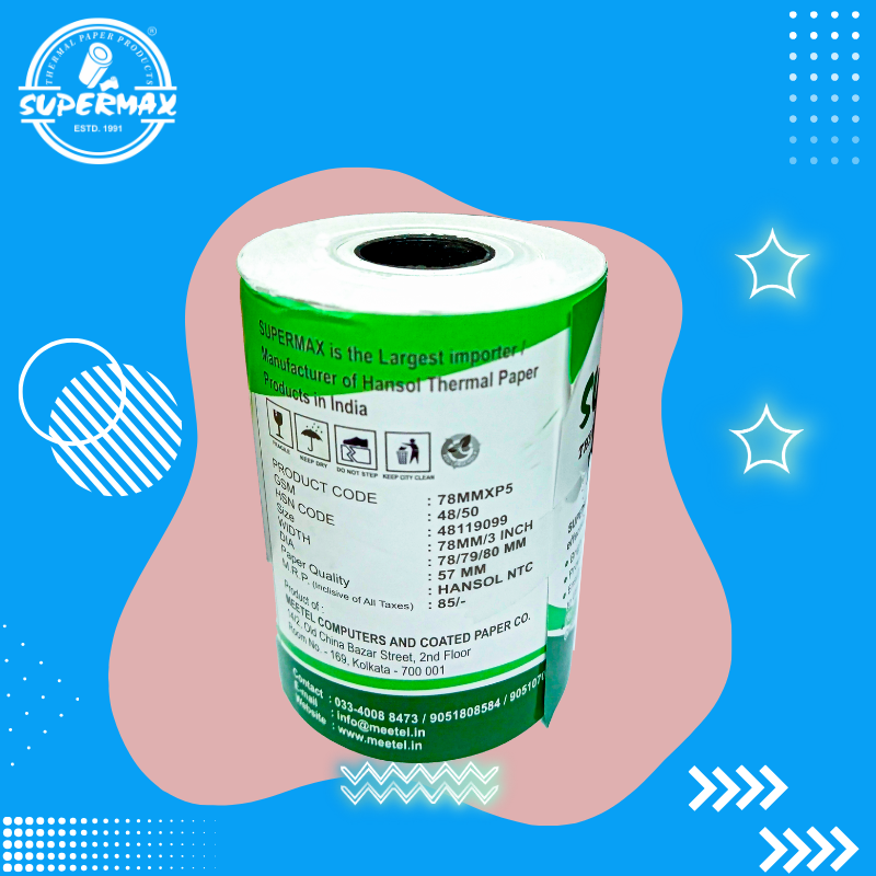 buy online-thermal rolls-pos rolls-billing paper- thermal printing rolls-in kolkata 
