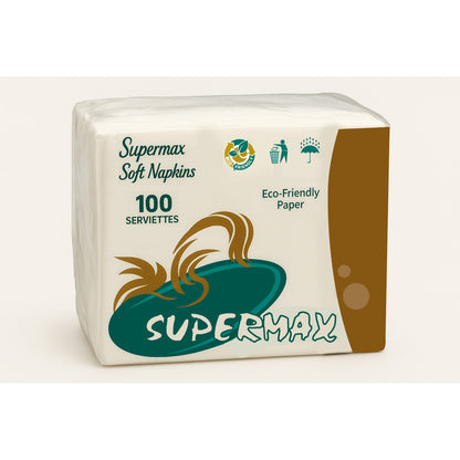 SUPERMAX 1 Ply soft Face Tissue - (60 Each, Pack of 10)