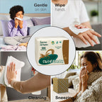 SUPERMAX 1 Ply soft Face Tissue - (60 Each, Pack of 10)