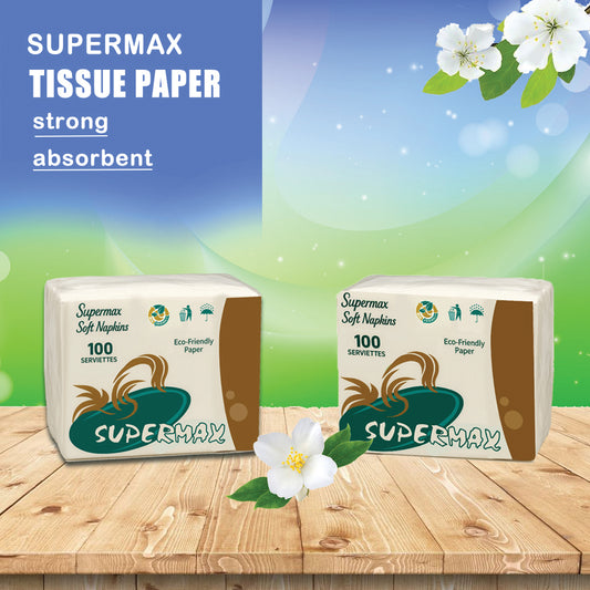 SUPERMAX1 Ply Face Tissue - (75 Each, Pack of 10)